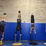 Handstand balance as skill in calisthenics.